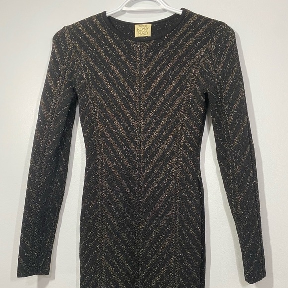 Torn by Ronny Robo Long Sleeves Bodycon Dress - Picture 8 of 15